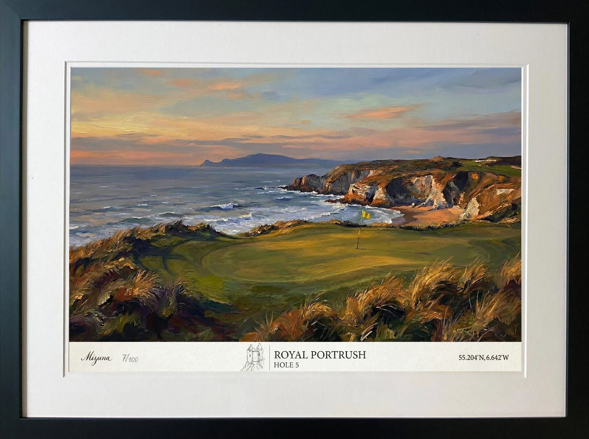 Royal Portrush golf artwork