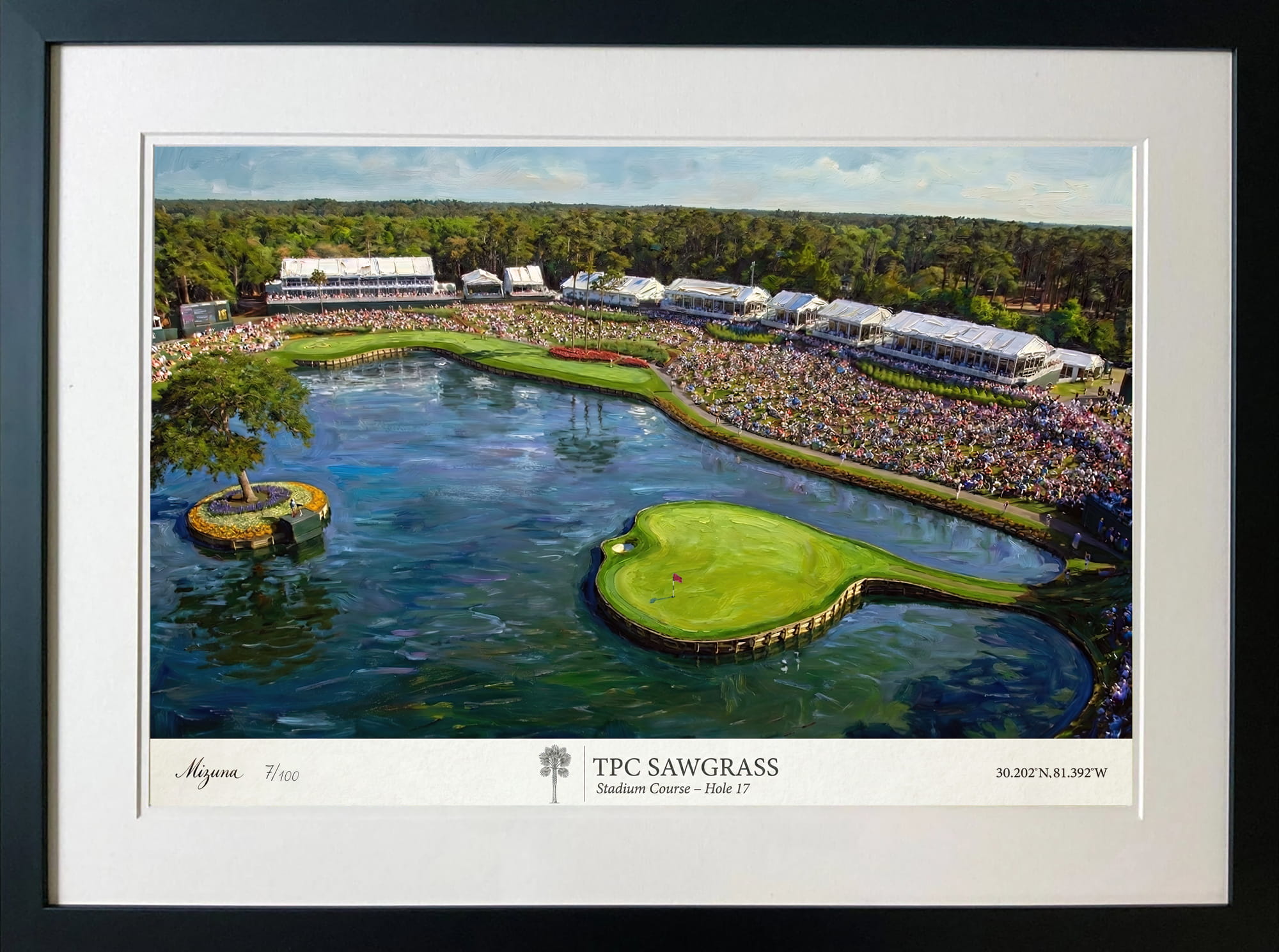 TPC Sawgrass golf artwork
