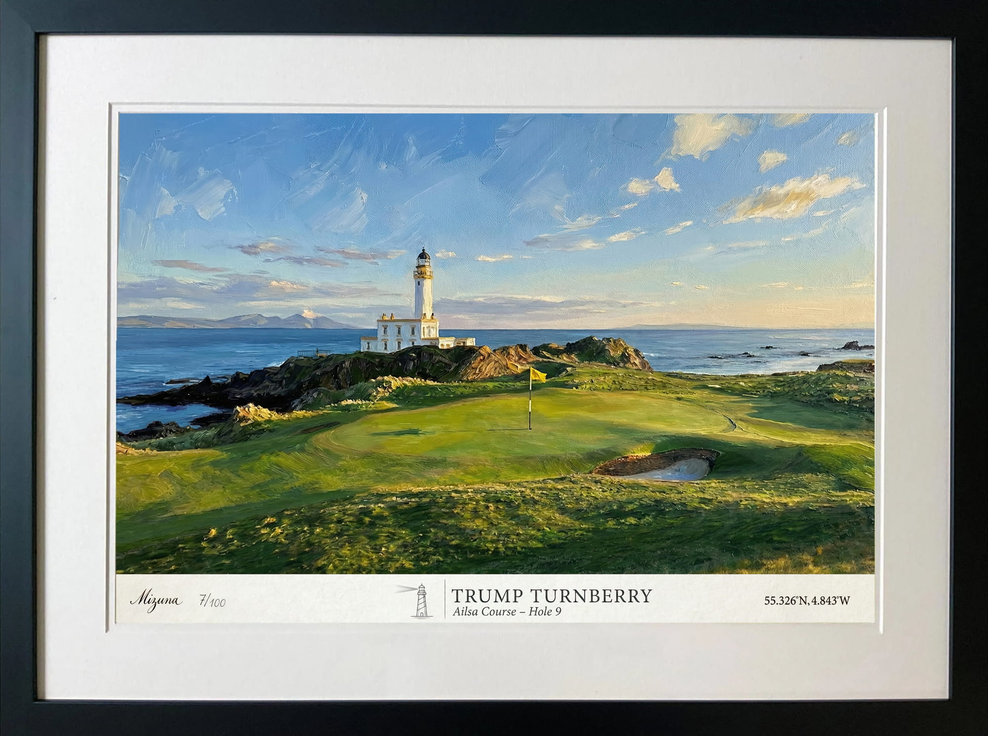Turnberry golf artwork
